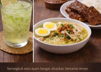 Inspirasi Menu Ramadan Hari Ini: Soto Ayam Hangat dan Tempe Bacem Gurih