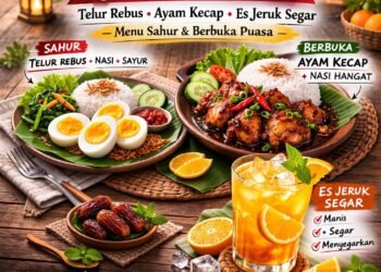 Sajian Praktis Ramadan Hari ke-26: Perpaduan Ayam Kecap dan Minuman Segar