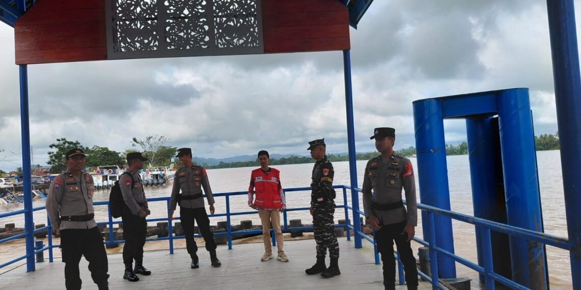 Pengamanan Ketat di Pelabuhan Kayan II, Kapolresta Bulungan Pastikan Mudik Aman dan Tertib