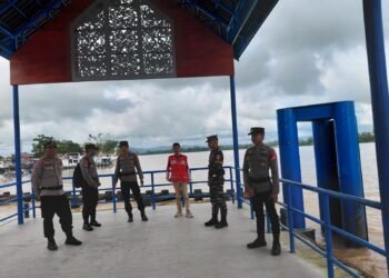 Pengamanan Ketat di Pelabuhan Kayan II, Kapolresta Bulungan Pastikan Mudik Aman dan Tertib