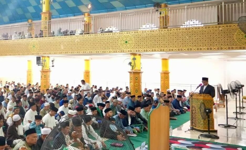 Bupati Tana Tidung Salat Idulfitri Bersama Warga, Pererat Kebersamaan