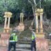 Patroli di Gunung Putih, Polisi Beri Imbauan Kamseltibcarlantas kepada Pengunjung