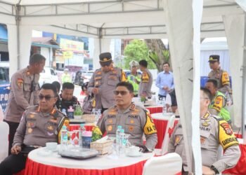 Polresta Bulungan Ikuti Anev Nasional Ops Ketupat 2026, Fokus Pengamanan Arus Balik Lebaran