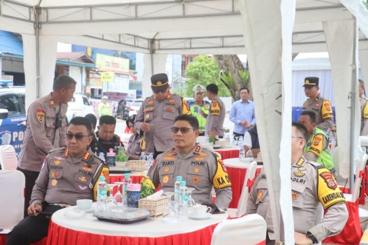 Polresta Bulungan Ikuti Anev Nasional Ops Ketupat 2026, Fokus Pengamanan Arus Balik Lebaran