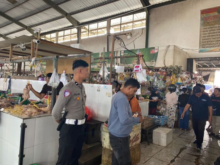 Polresta Bulungan Intensifkan Pengamanan Pasar Induk Pasca Lebaran