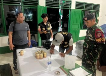 Patroli Perbatasan, Satgas Temukan Karpet Ilegal Tanpa Pemilik