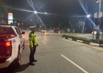 Patroli Blue Light Satlantas Bulungan, Warga Tanjung Selor Dihimbau Tertib Berlalu Lintas