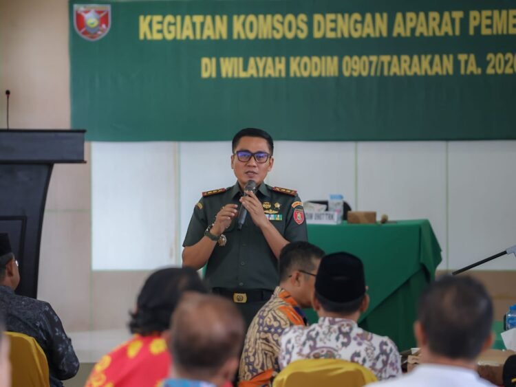 Jalin Komsos Dengan Aparat Pemerintahan Upaya Kodim 0907 Tarakan Perkuat Sinergitas