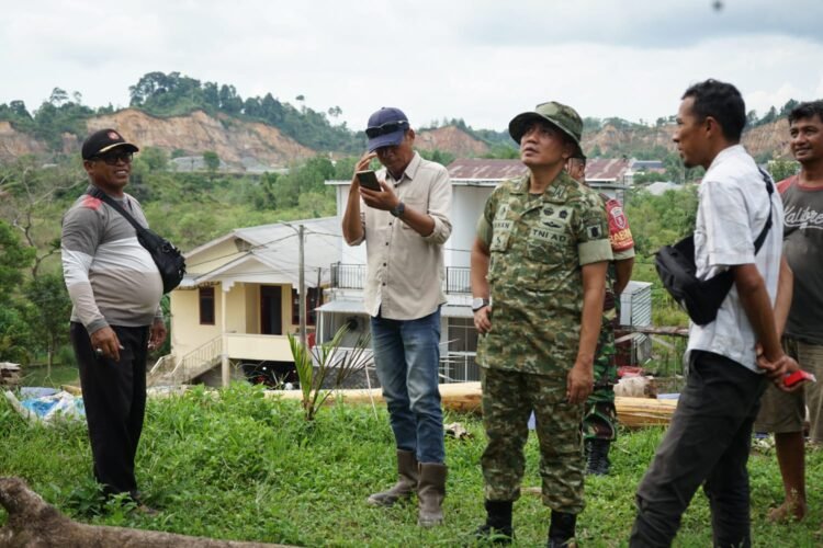 Pastikan Tepat Sasaran,Dandim 0907/Trk Tinjau Rencana Lahan Pembangunan KDKMP Dikelurahan Karang Anyar