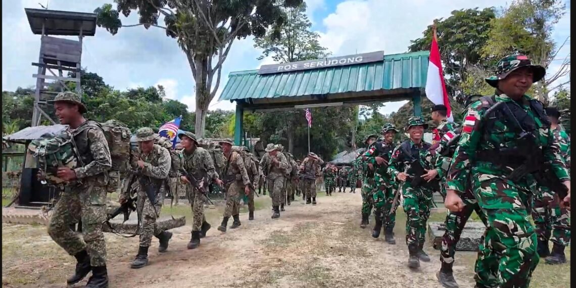 Patroli Gabungan RI–Malaysia Pastikan Batas Negara Tetap Terjaga
