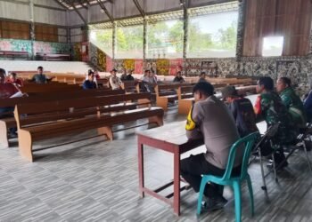 Pengamanan Rembug Tani di Desa Kelubir Berjalan Kondusif