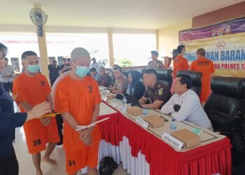 Polres Tarakan dan Ditpolairud Polda Kaltara Musnahkan 796 Gram Sabu