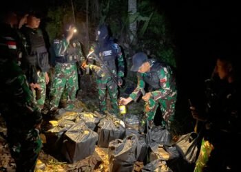 Dua Pelaku Kabur ke Malaysia, Satgas Pamtas Amankan Miras Selundupan