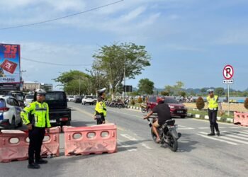 Sat Lantas Polresta Bulungan Amankan Car Free Day, Lalu Lintas Ramai Lancar