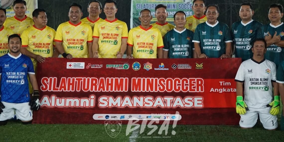Alumni Smansatase Perkuat Jejaring, Mini Soccer Satukan Lintas Angkatan