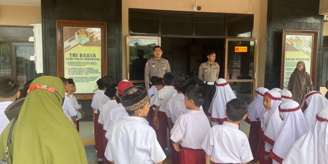 Polresta Bulungan Kenalkan Tertib Lalu Lintas Sejak Dini Lewat Program Polisi Sahabat Anak