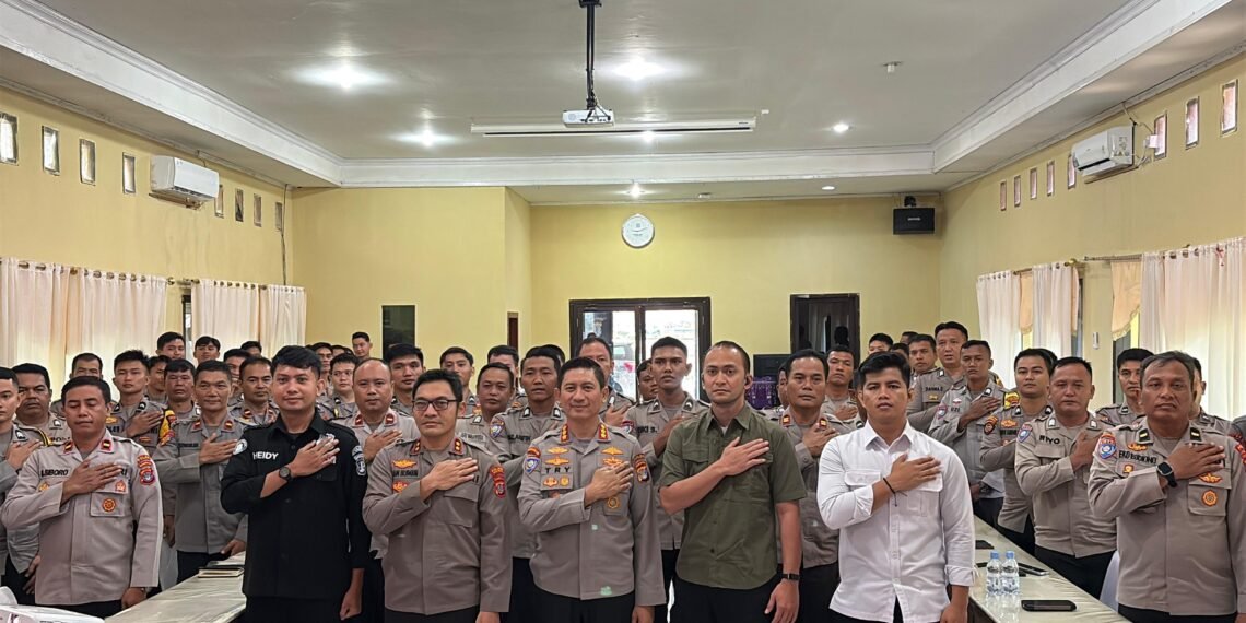 Dirbinmas Polda Kaltara Pimpin Apel Bhabinkamtibmas di Polres Malinau