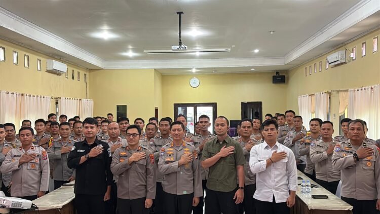 Dirbinmas Polda Kaltara Pimpin Apel Bhabinkamtibmas di Polres Malinau