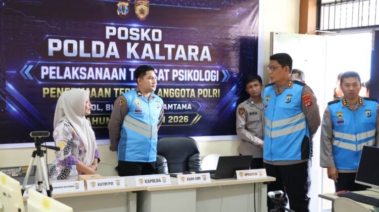 Kapolda Kaltara Cek Langsung Tes Psikologi Calon Taruna AKPOL 2026