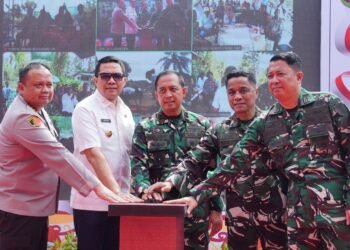 Jembatan Beton Garuda TNI AD Diresmikan Pangdam VI/Mulawarman, Wujud Nyata Kemanunggalan TNI-Rakyat