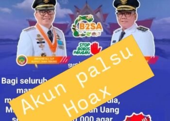 Waspada Penipuan! Akun Palsu Catut Bupati Tana Tidung
