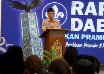 Sekprov Buka Rakerda Pramuka 2026, Bahas Kesiapan Tuan Rumah PWN