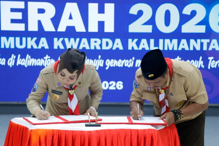 Kwarda Pramuka Kaltara Teken MoU Wujudkan 1.000 Pramuka Garuda