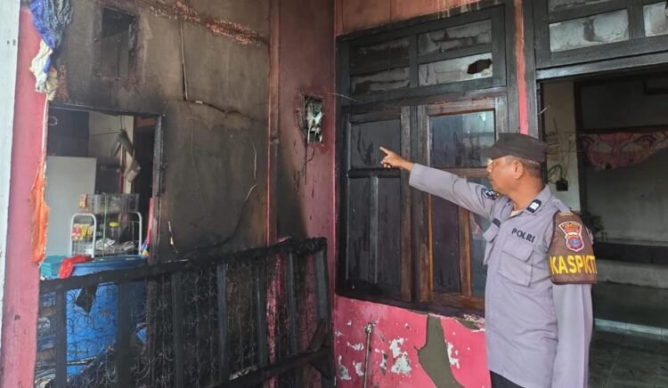Rumah Warga di Tanjung Redeb Terbakar, Diduga Akibat Korsleting Listrik