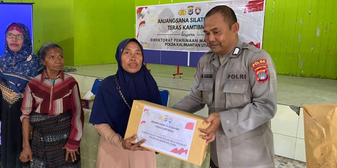 Ditbinmas Polda Kaltara Pererat Silaturahmi Lewat Program “Teras Kamtibmas” di Desa Apung