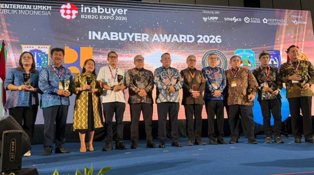 Pemprov Kaltara Raih Penghargaan Belanja Produk UMK Terbesar di Inabuyer Expo 2026