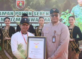 Pecahkan Rekor MURI, Kodam VI/Mulawarman Tanam 10.100 Pohon Ulin dan Lepas Ribuan Satwa