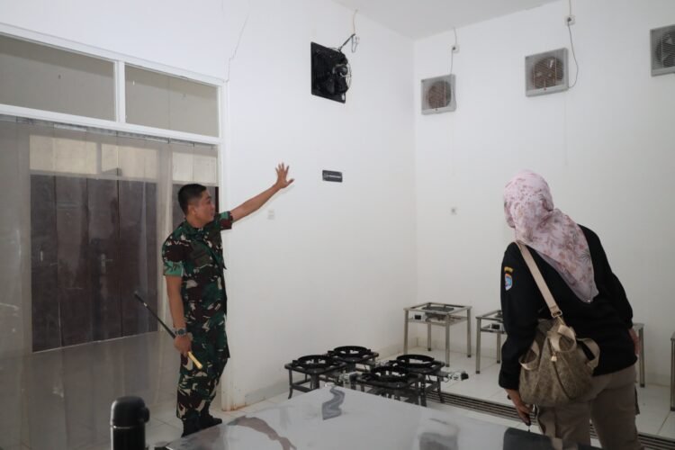 Dandim Tarakan Tinjau Kesiapan SPPG TNI AD, Pastikan Standar Higienis dan Ramah Lingkungan