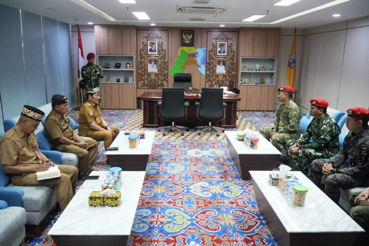 Audiensi Bersama Kopassus, Wagub Dorong Sinergi dan Pembangunan Daerah