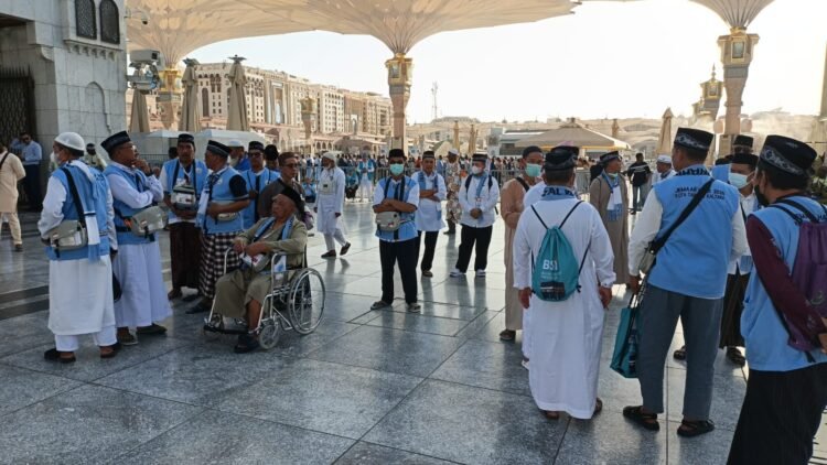 Jemaah Haji Kaltara Jalani Ibadah di Madinah di Tengah Cuaca Panas 42 Derajat