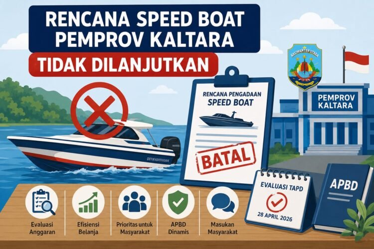 Rencana Speed Boat Pemprov Kaltara Tidak Dilanjutkan, Ini Penjelasannya