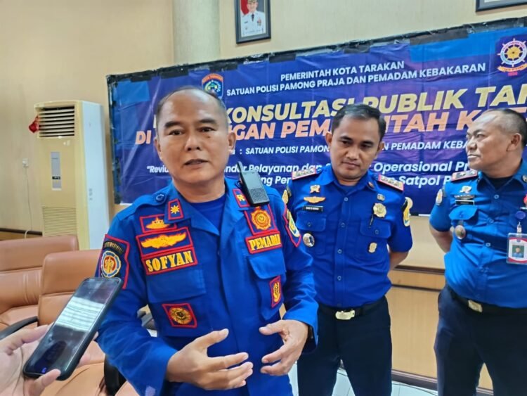 Satpol PP-PMK Tarakan Libatkan Lintas Instansi Susun SOP Kebakaran