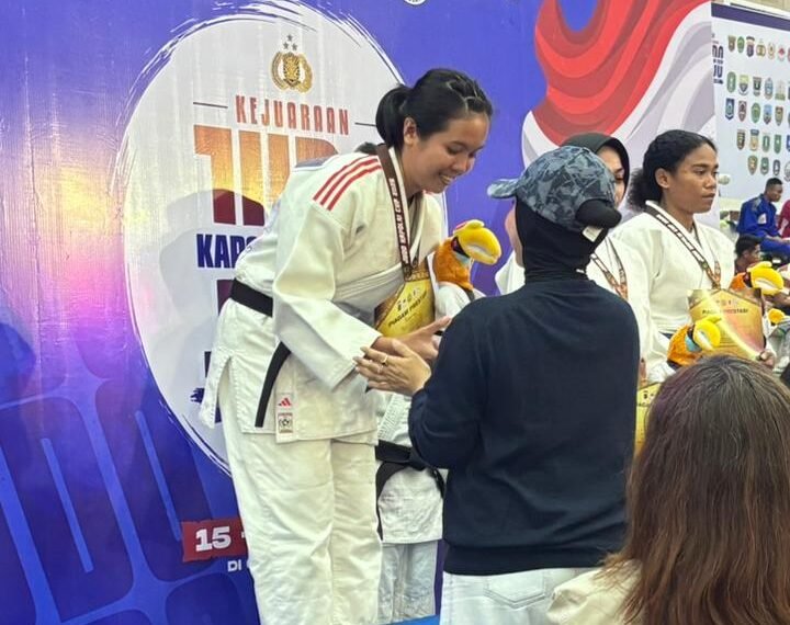 Polwan Polda Kaltara Raih Juara di Kejuaraan Judo Piala Kapolri Cup 2026