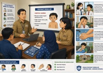 Dinkes Tarakan Gandeng Sekolah Cegah Penyebaran Penyakit Menular