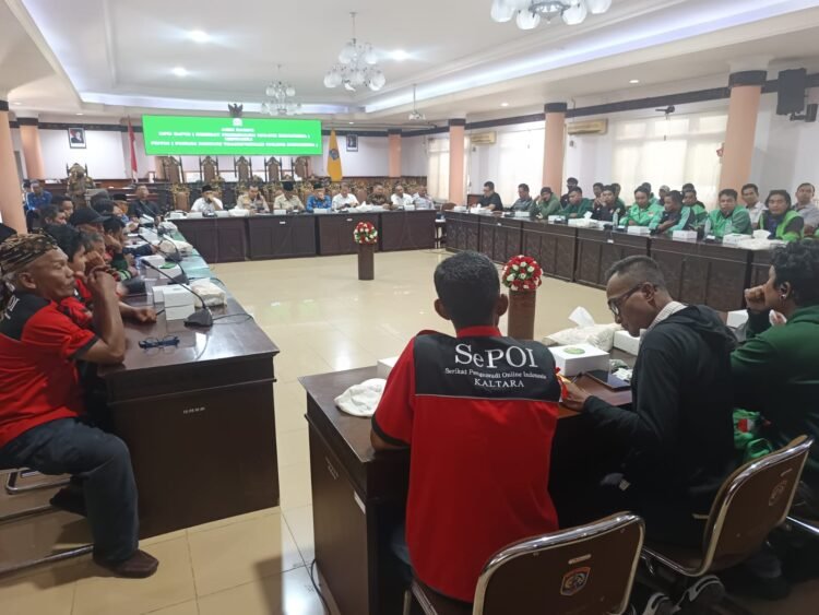 DPRD Tarakan Fasilitasi Aspirasi Ojol soal Tarif dan Transportasi Online