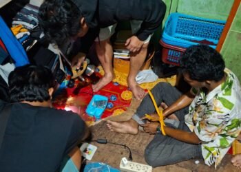 Polisi Susuri Kuburan Tengah Malam, Tangkap Pemasok Sabu di Sebengkok Tiram