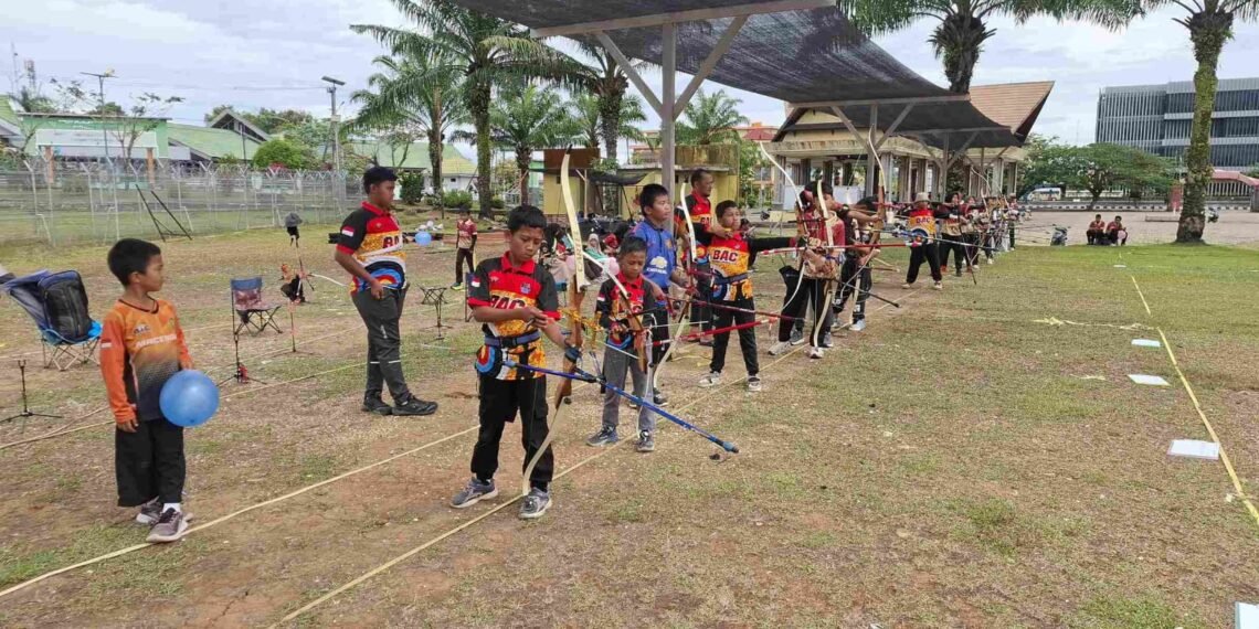 Scoring Bersama di Tanjung Selor, Atlet Panahan Bulungan Asah Mental Bertanding