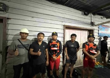Kurang dari Dua Jam, SAR Tarakan Selamatkan Tiga Penumpang Long Boat