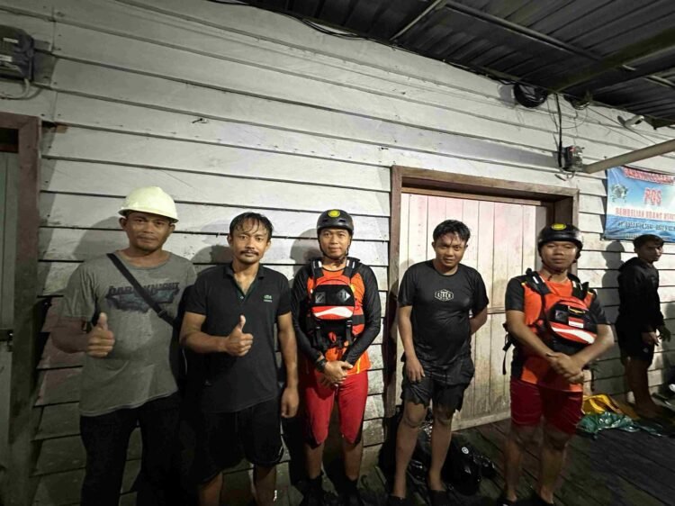 Kurang dari Dua Jam, SAR Tarakan Selamatkan Tiga Penumpang Long Boat