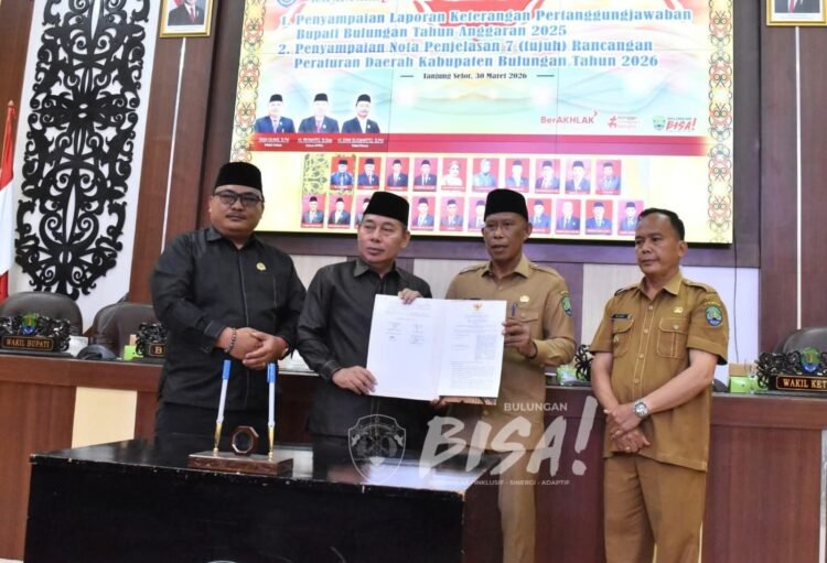Pemkab Bulungan Serahkan LKPD Unaudited 2025 ke BPK Kaltara