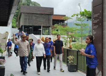 Rahmawati Zainal Tinjau PLBN Labang, Sebut Jadi Wajah Indonesia di Perbatasan