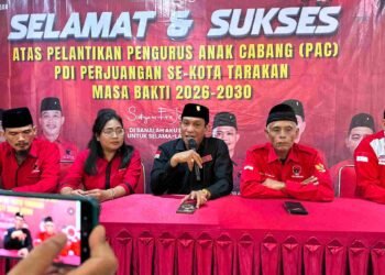 PAC Tarakan Dilantik, PDIP Kaltara Genjot Penguatan Struktur hingga Akar Rumput