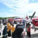 Jupiter Aerobatic Team Tampil di Tarakan, Ribuan Warga Padati Apron Lanud Anang Busra