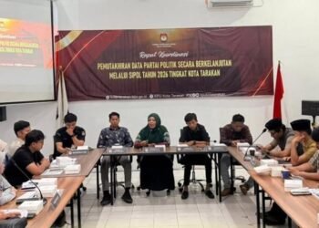 KPU Tarakan Ingatkan Parpol Segera Perbarui Kepengurusan dan Keanggotaan di SIPOL