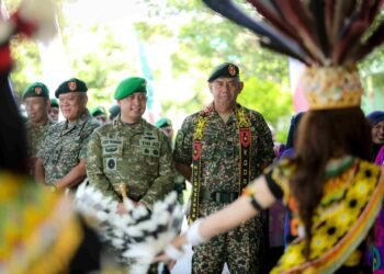 Kodam VI/Mulawarman dan Tentera Darat Malaysia Perkuat Sinergi Pengamanan Perbatasan