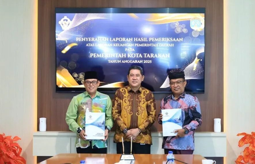 Pemkot Tarakan Kembali Raih Opini WTP atas Laporan Keuangan 2025